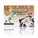 Maximum Slim Premium Instant Cocoa - Creamy, Delicious 4 in-1 Formula dengan Ekstraksi Natural Herbal untuk Energi & Vitalitas, Kepuasan Maksimum & Rasa. Tidak Ada Efek Sisi (Laxative-Free) -USA Dibuat, 30 Ct