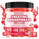 Cretine Monohydrate Gummies for Men & Women 120 CT - 5000mg of Creatine Monohydrate per Serving - Sugar Free Chewable Creatine for Muscle Energy, Muscle Builder, Energy Boost (Raspberry Flavor)