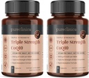 puberica Fermentasi CoQ10 300mg x 180 tablet (2 Botol 90 Tablet) - 6 Bulan Suppply. Non GMO, USP Grade. dengan tambahan Vitamin C & Black Pepper Extract untuk Absorpsi.