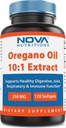 Nova Nutritions Oregano Oil 250 mg 10: 1 Ekstrak - Non- GMO & Gluten Bebas - Minyak Orango Pil - Dukungan Imune - 120 Softgels