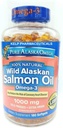 Alaska Omega-3 Wild Alaska Salmon Oil 10000mg Softgels 180- Count