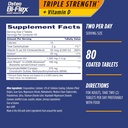 Osteo Bi- Flex Triple Kekuatan (5) dengan Vitamin D Glucosamin Chondroitin Joint Health Sualth Supplemen, Tablets Coated, 80 Cacah (Paket 2)