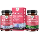 Bundle of G Curve Horny Goat Weed for Women for Enhanced Energy Mood Performance and Extra Strength Saw Palmetto for Women 500mg