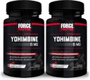 Angkatan Factor Yohimbine Tambahan untuk Pria, Yohimbe Bark Ekstrak dengan Absorpsi Superior untuk Performance Enhance, 6g Yohimbine Pil Bark Dengan Key Natural Ingreations, 30 Count (Paket 2)
