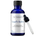 Iodin cair Dr. Tennant menjatuhkan 2 Fl Oz 124; Solusi Lugol dengan Potasium Iodide 124; Membantu Thyroid Fungsi, Hormonal Saldo, dan Kebal Kebal
