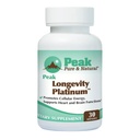 PQQ Suplemen Peak Umur-panjang PQQ dengan Coenzim Q10 - Pyrrroloquinoline Quinone dengan Ubiquinol CoQ10 dan Shilajit - Miokondrial Energy dan Healthy Aging (30 Softgels)