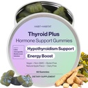 Thyroid Plus Gummies - Ashwaganda, Iodin, Bladderwrack, Kelp, dan Schisandra