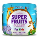 Infusions Super Fruit Gummies for Kids 90 Count Antioksidant Blend Soft and Delicious Vegan Friendly Gluten Free Non- GMO