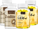 Zeolite Detox Capsules (2 Pack) + SAM-e Gummies (2 Pack)