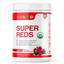 LIVEGOOD ™ Organic Super Reds with Alfalfa, Barley Grass, Beet Root, Pometit, Grape Seed, Vegan, Gluten Free, 9.25 Oz