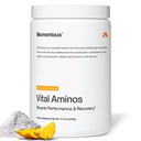 Persediaan Metal Aminos - BCAA & EAA - Tropis Punch - NSF Disahkan untuk Sport - GMO- & Gluten- Free - 30 Servis - Paket May Vary