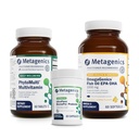 Metagenik PhytoMulti - 60 Tablet, OmegaGenics EPA- DHA 100- 60 Softgels, dan UltraFlora BiomePro - 30 Kapsul
