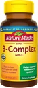 Alam Membuat Kompleks Super B dengan Vitamin C dan Acid Folic, Tambahan Dieter untuk Dukungan Energi Sel, 60 Tablet, Supply 60 Hari