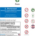 Lacleillus Paracasei Probiotic Powder 400 Milyar cfu 's 124; Made in USA 124; No Advantives 124; Direct from Manufacturator 124; No Third- Party Storage 124; Imune Dukung 124; L. Paracasei 24; 30 Grams (1.05 Oz)