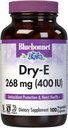 BlueBonnet Dry E-400 IU Vegetable Capsules, 100 Cacah