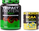 Nutrologi TRIACT Vegan Powder, untuk Vegan Protein Shakes, Chocolate Peanut Butter (20 Pelayan Alam) BCAA, Tanaman Based BCAA Powder, Lemonade Flavor (30 Pelayan)