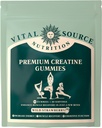 Nutrition Sumber Vital - Premium Creatine Gummies - Perkembangan Muscle, Dukungan Recovery & Energy - 5g Creatine Monohydrate - Vegan, Gluten- Free & Halal - Wild Strawberry - 120 Gummides