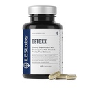 LES Labs DeToxx - Better Mornings & Recovery, Liver Support, Electrolite Repleniment & Glutathione Dukungan - Prickly Pear, Milk Thistle & NAC - Non-GMO Tambahan - 60 Kapsul