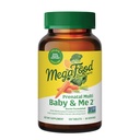 MegaFood Baby & Me 2 Prenatal Vitamin dan Minemary- Vitamin for Women - dengan Felour (Bentuk Alam Folic Acid), Choline, Besi, Iodin, dan Vitamin C, Vitamin D dan lebih - 120 Tab (60 Servis)