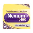 Nexium 24HR ClearMinis Reducer Acid Heartburn Delayed Relief Capsules For AllDay And All-Night Protection From Freedburn, Heartburn Medicine With Esomeprazole Magnesium - 42 Count