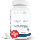 Dr. Westin Childs Thyro Biotic 124; Probiotic for Women - Dukung Thyroid, Digetical Health & Hormones & Hor4; Saccharomyces boulardii, Bacillus coagulans, lakillus & bifido 60 Million CFU 12430
