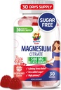 Gummies Magnesium untuk Anak & Dewasa - 500mg - Cuc Magnesium Chewate - Magnesium Tambahan Kota Magnesium untuk Mood & Muscle