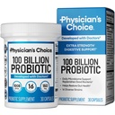 Physician 's CHOICE 100 billion Advanced Probiotic - 16 Strains + Organic Pregrance - Digetical & Gut Health - Dupports Occational Constipation, Diare, Gas & Bloating - Progories for Women & Men