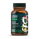 Gaia Herbs Quickless Defense - Fast- Acting Imune Supplemen * - Echinacea, Black Elderberry, Ginger & Andrographis - 40 Vegan Liquid Phyto- Kapsul (Supply Hari)
