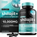 Thinbi Pure Himalaya Shilajit Organik Capsules dengan Fulvic Acid & Trace Minemency - 90 Count