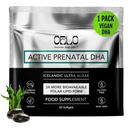 Orlo PRIENATAL DHA - Prenatal DHA Omega 3 Suplemen - Triple Power Omega3s - Vegan DHA & EPA - Algae Omegaga- 3 Oil - Menyediakan Pembangunan Otak Selama Pregnancy & Lactation (60 Mini Softgels)