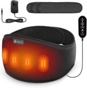 Lower Back Massager with Heat, CooCoCo Haating Pad with Massager for Pain Relief, Heat Pad with Auto- Off, Heated Waist Belt, Birthday Gifts for Women Mom Dad (Corded)