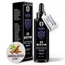 Biotin concentration Beard Thickener & Softtener - 2oz with Castor Oil, Rosemary Oil, and Vitamin - Sandalwood Scent for Men