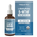 Metode Organik Gagal 1000 mcg + Metil B12 Kofactor (300 Metalifically Aktif 5 - MTHF Form, Organik Berry Flavor, Liquid Sublingual Form - Mood, Cognition, Methylation, Pregnancy (1oz)