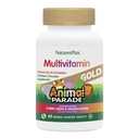 Natuture Plus Animal Parade Source of Life Gold Children 's Chewable Multivitamin - Asported Cherry, Orange & Grape Flavors - 60 Chewable Tablet - Vegetarian, Gluten- Free - 30 Servis