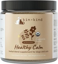 Kill + kind Calm Supplement for Dogs & Cats - Vet Formula Natural Formula with Organic Chamomile, Thyme, Apple Popace, Ginger and Coconut- Made in USA - 4 oz (Medium)