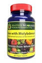 Besi dengan Molybdenum - Dukungan Imunitas dan Stress, Kesehatan ANTIOXIDANT, Membantu dengan Perkembangan Sel - 100% Organik - Tablets Vegan (60ct)