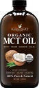 Handcraft Blends Organic MCT Minyak dari Kelapa Organik 16 Fl oz - Keto Friendly, Non- GMO, Vegan Coconut Oil - bagus untuk Minuman, Kopi, dan Teh