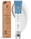 Beauty by Earth Under Eye Cream - Cooling Anti- Aging Hyaluronic Acid Eye Gel for Dark Circles, Puffiness & Wrinkles