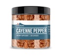 Elements Earthborn Cayenne Pepper 200 Capsules, Pure & Unenluted, No Addonitives