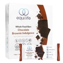 EquiLife - Whole Food Bars, Paleo & Vegan Protein Bars, Bar Organic Nutrition, 6g of Protein, Under 200 Calories, Rich Cocoa Flavor, Travel-Size, Gluten- Free, Soy- Free (Chocolate Brownie, 9 Count)