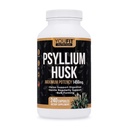 PSYLLIUM Husk Kapsul - Premium Psyllium Fiber Suplement - Prootes Intestorial Health and Regularitas - 100% Natural Soluble Fiber 1450mg Per Serving - 240 Kapsul
