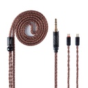 YINYOO Earphone Replacement Cable 16 Cores Single Crystal Copper Cable Earphone Cable untuk kz zs10 pro zsn-x edx-pro zs10- x dqs ca C10 c12 (2pins, 3.5mm Jack)