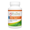 Wellness Resources Daily Super E - Tocotrienol Vitamin E Complex: Soy-Free Spectrum Vitamin E dengan Delta, Gamma & Alpha Tocotrienol Protection, Natural Soy-GMO (90 Caps)