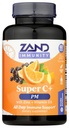 Zand Immunity Super C + PM, Dukungan kekebalan malam ditambah Melonatin, 100mg PureWay-C Vitamin C, Zinc, D3 & Elderberry, Enhanced Absorpsi - 60 tablet, 30 pelayan