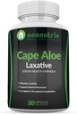 Cape Aloe Natural Laxatives for Constipation Relife- Promotes Healthy Bowel Movemen- Suplemen Pria & Women - Herbal Detox - 90 Capsules - dibuat di USA oleh Neonutrix