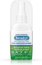 Benadryl Ekstra Kekuatan Anti- Itch Pendingin Spray, Analgesik Topik dan Skin Protectant untuk Bantuan dari Most Outdoor Itches, Ukuran Perjalanan, 2 Flas (Paket 3)