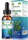 Oregano Cair Oil Drops with Carvacrol, Vitamin E - 6 Month Suply Oil of Oregano Drops Torture Extract, Cleanse, Detox, Immune Dupport, Digetical Gut Health - Murni Vegan Herbal Oregano Oil 2oz