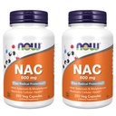 Now Foods Nac- Acetyl Cysteine 600mg, 250 Vcaps (500 (250X2))