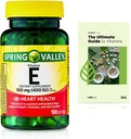 Spring Valley Vitamin E Heart Dieter Suflet, 180 mg (400 IU), 100 Count + Exclusive Vitamin Guide (2 Item)