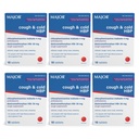 MAJOR Cough and Cold HBP Tablet - Antihistamin dan Cough Supresan untuk Orang dengan Tekanan Darah Tinggi - Dextromethorphan HBr, Chlorpheniramine Maleate - 16 Count (6 Pack)